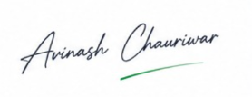 Avinash Chauriwar signature